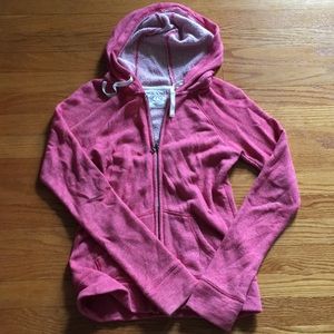 Pink zip up hoodie